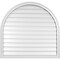 Ekena Millwork Round Top Surface Mount PVC Gable Vent: Functional, w/ 2"W x 1-1/2"P Brickmould Frame, 40"W x 38"H GVPRT40X3802SF - alternate 1